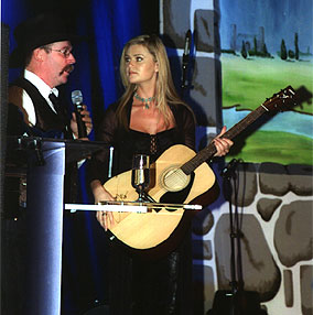 Russ Finlay and Beverley Mahood at the Brookfield Properties annual Make a Wish charity auction